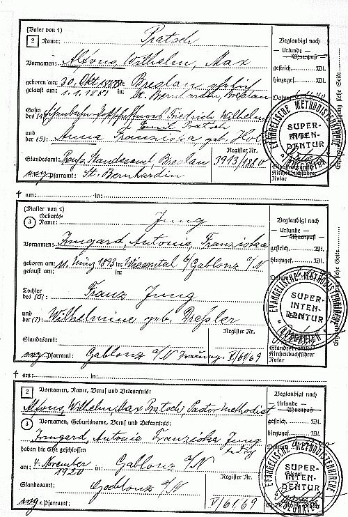 Ahnenpass von Harald Pratsch